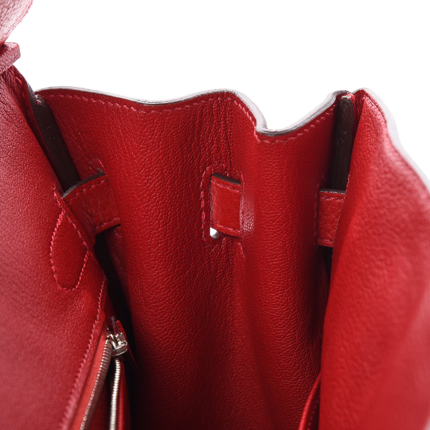 Taurillon Clemence Birkin 30 Rouge Casaque