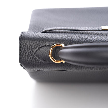 Hermes Togo Kelly Retourne 25 Black 13 of 40