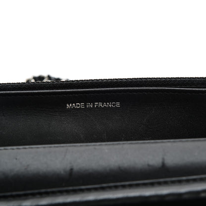 Chanel Caviar Timeless CC Wallet On Chain WOC Black 7 of 10