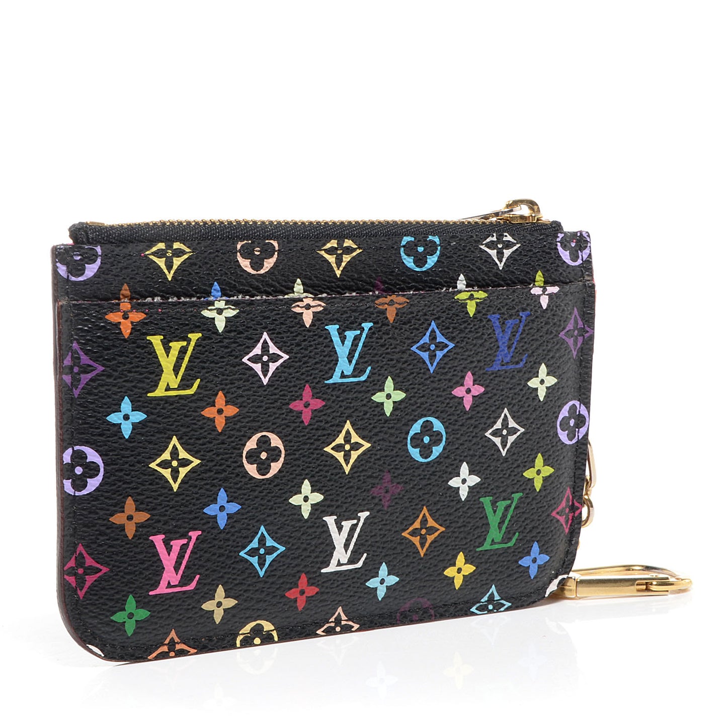Monogram Multicolor Key Pouch Black Grenade
