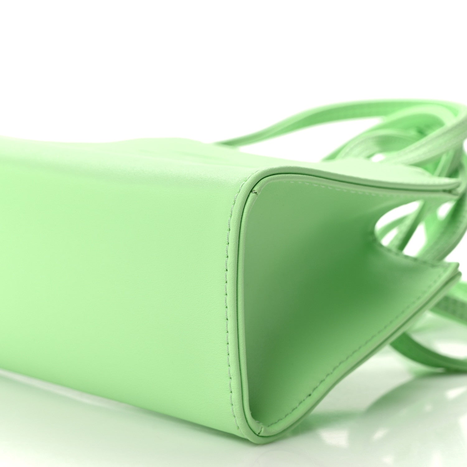 Telfar Vegan Leather Small Shopping Bag Double Mint 10 of 10