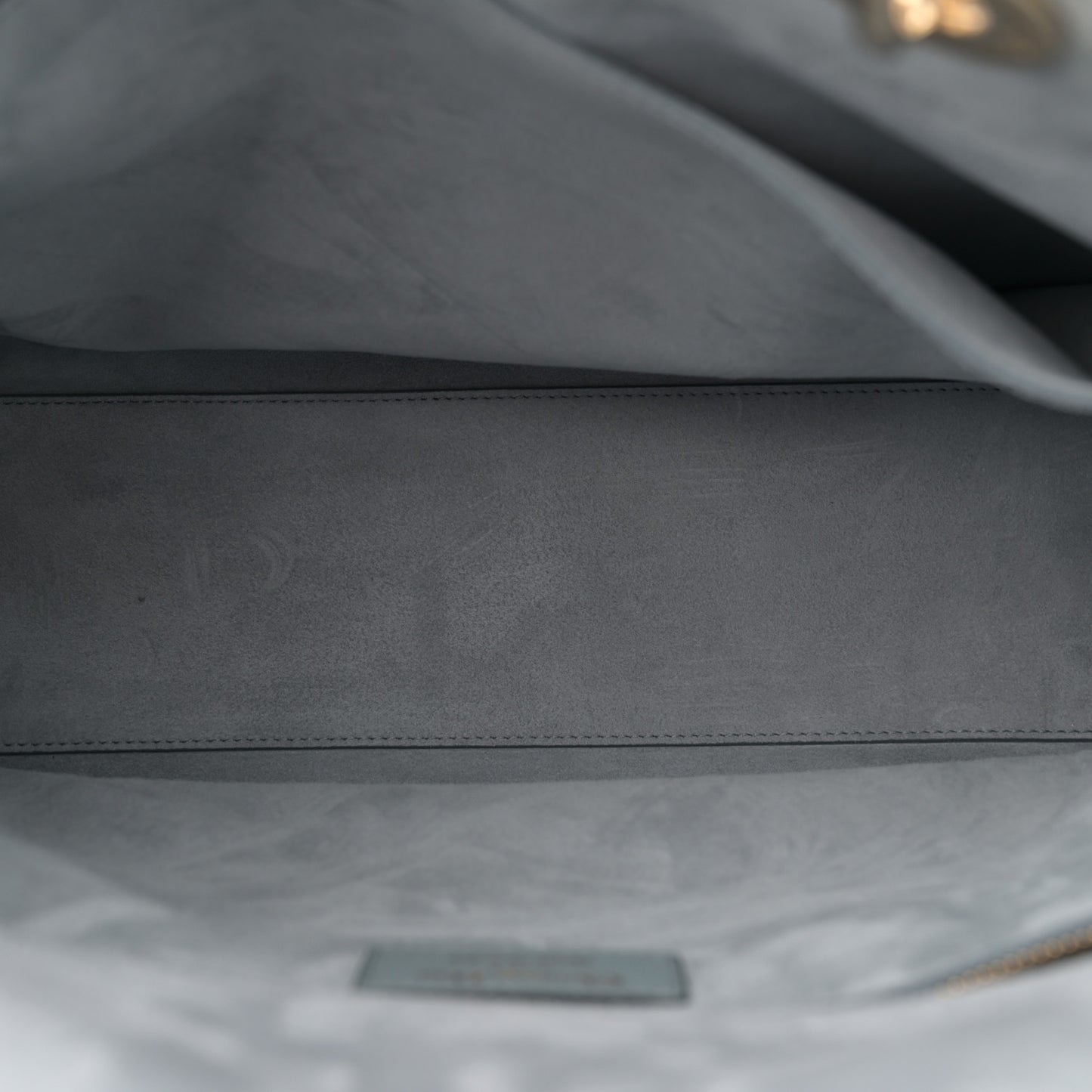 Grained Calfskin Large Lady Dior Sky Blue