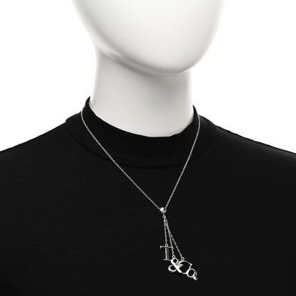 Tiffany Sterling Silver Letters Lariat Necklace 2 of 4