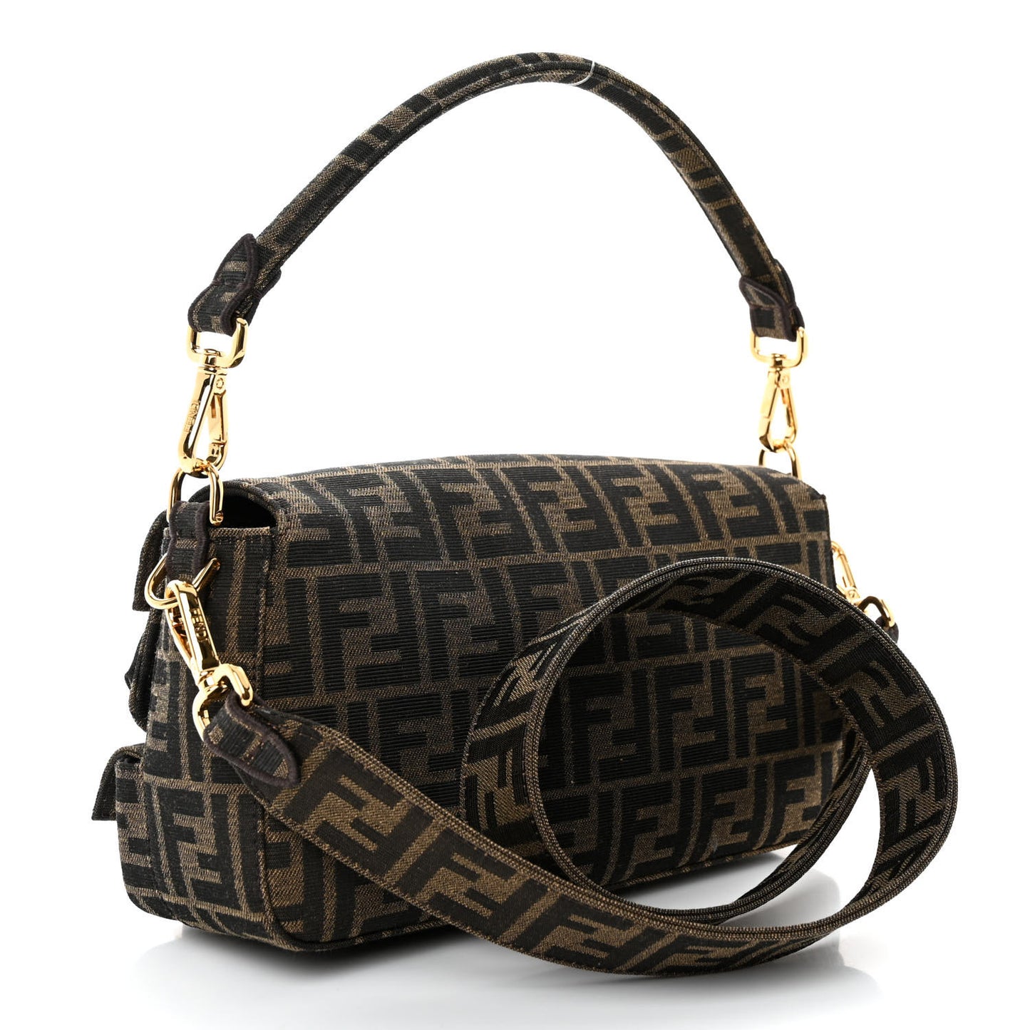 Fabric Jacquard FF 1974 Multipocket Baguette Tobacco Moro