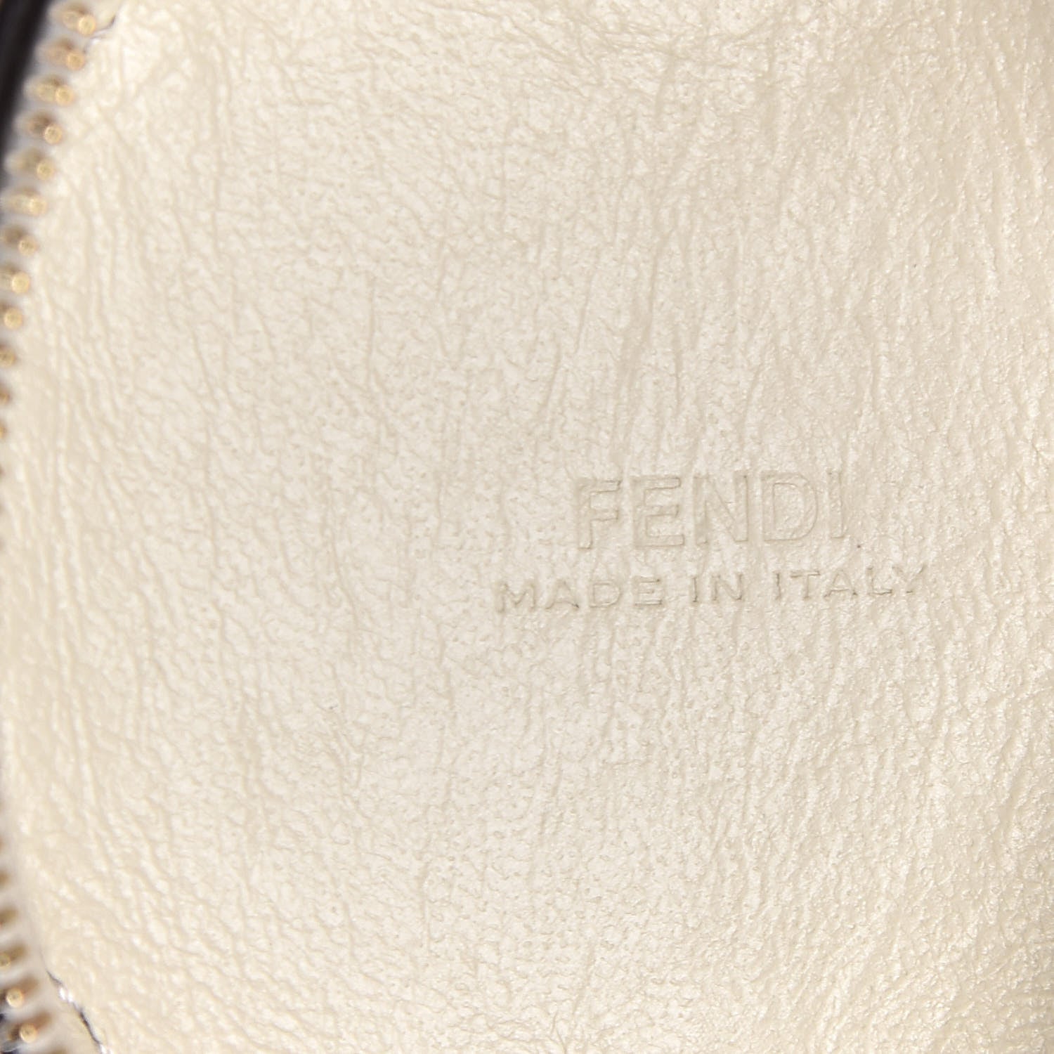 Fendi X FILA Calfskin Mania Backpack Help Bag Charm White Blueberry Multicolor 12 of 15