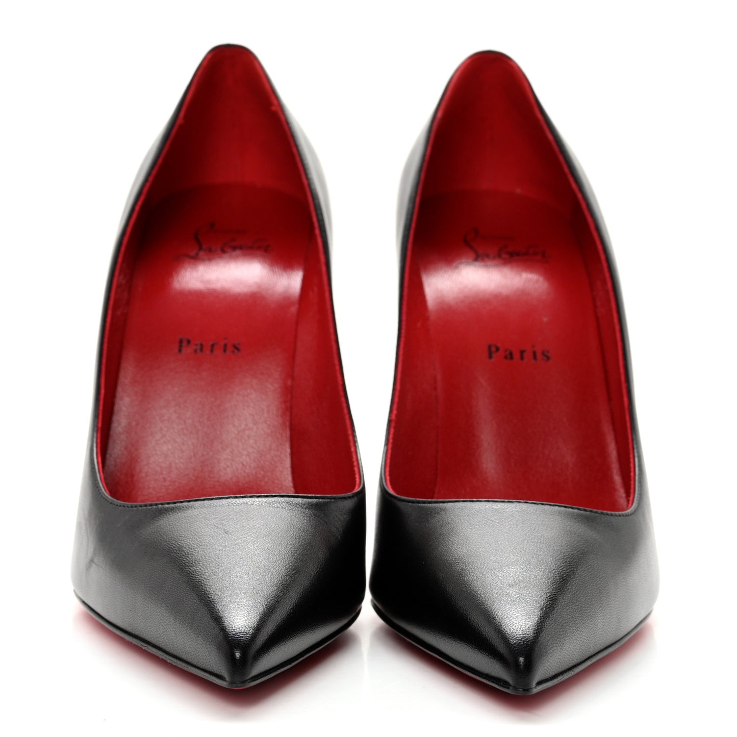 Shiny Nappa Decoltish 100 Pumps 40 Black