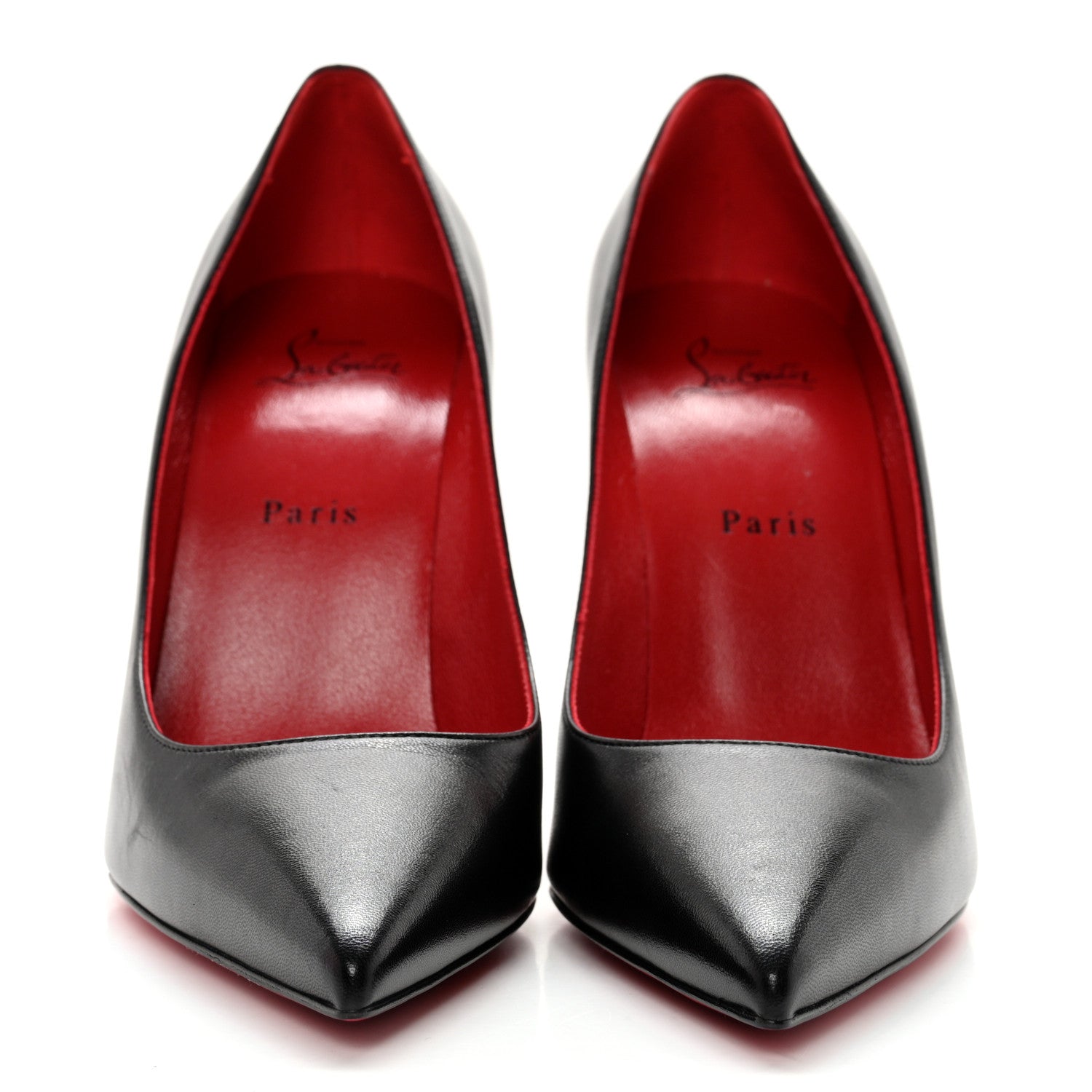 Christian Louboutin Shiny Nappa Decoltish 100 Pumps 40 Black 2 of 12