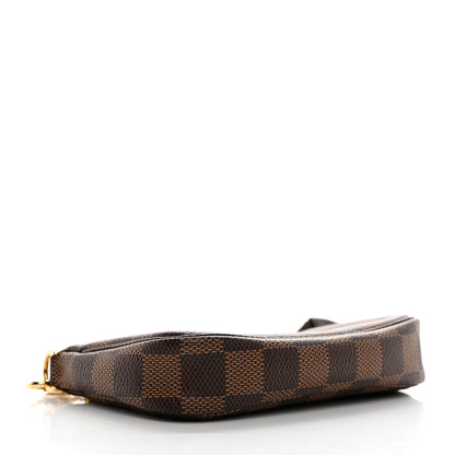Louis Vuitton Damier Ebene Mini Pochette Accessories 4 of 8