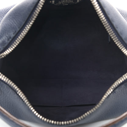 Fendi Cuoio Romano Selleria Lei Boston Tote Night Blue 4 of 11