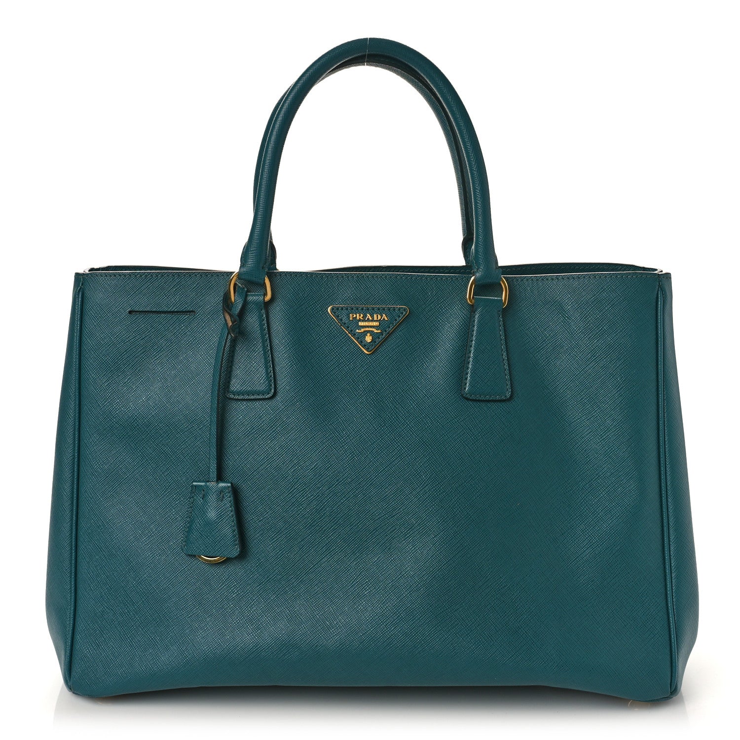 Prada Saffiano Lux Large Tote Ottanio 1 of 9