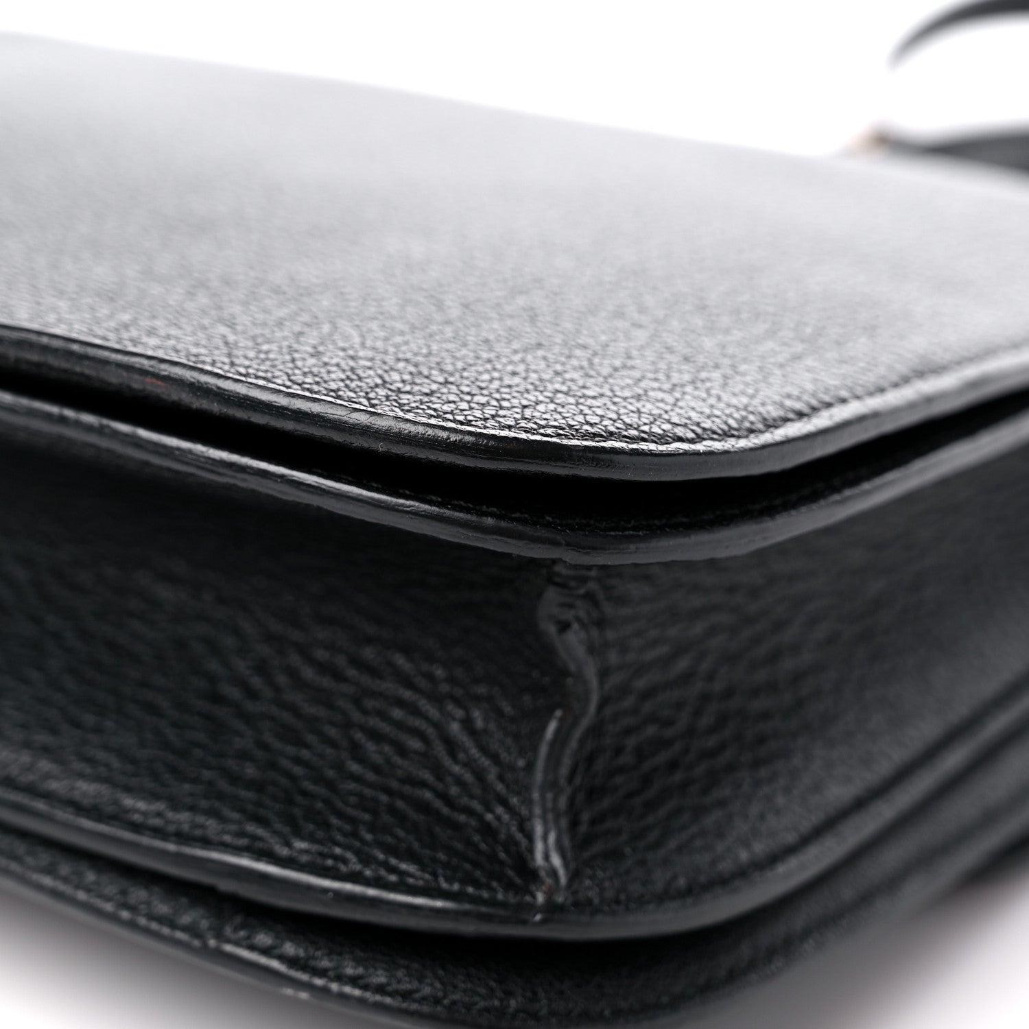 Celine Goatskin Medium Classic Box Flap Bag Black 11 of 14