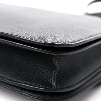 Celine Goatskin Medium Classic Box Flap Bag Black 11 of 14