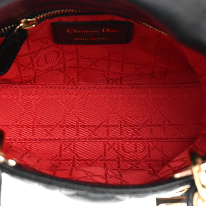 Christian Dior Lambskin Cannage Mini Lady Dior Black 5 of 9