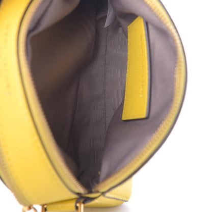 Marc Jacobs Calfskin Shutter Camera Crossbody Bag Sunshine Yellow 5 of 13