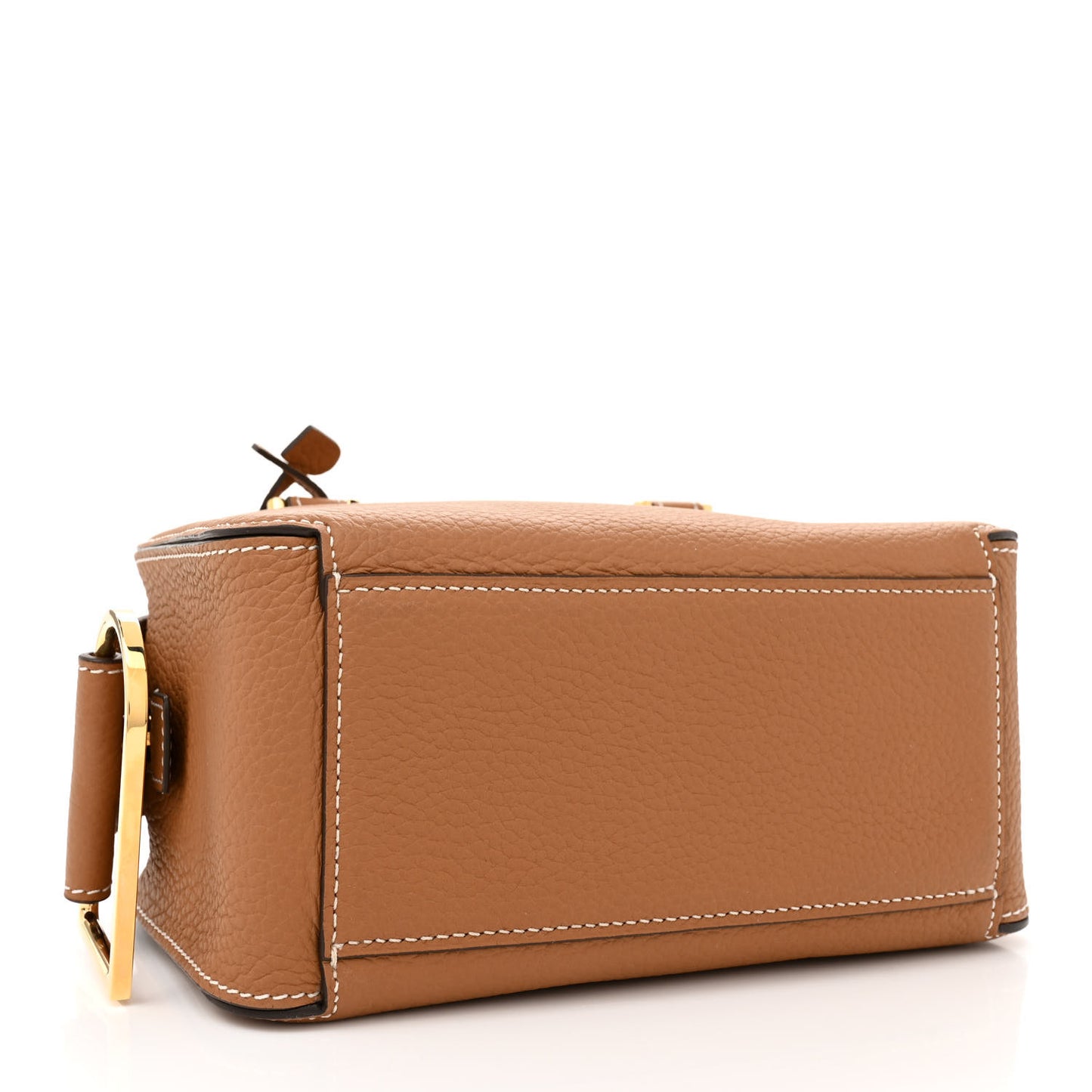 Taurillon Soft Mini Cool Box Satchel Vegetal Ivory