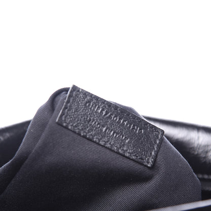 Saint Laurent Crinkled Calfskin Matelasse Monogram Medium Niki Chain Satchel Black 8 of 10