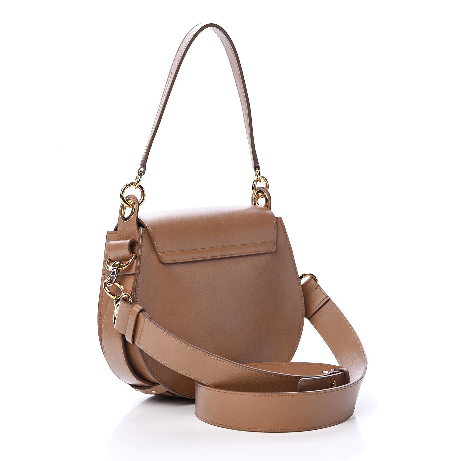 Chloe Calfskin Large Tess Bag Nut 2 of 17