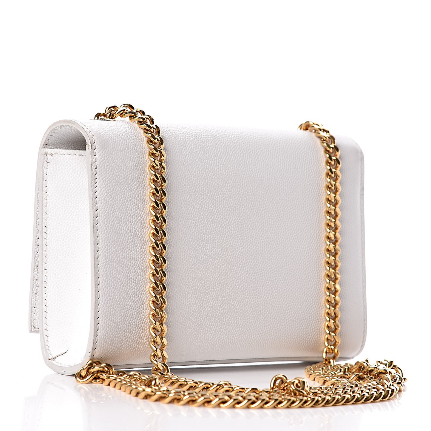 Grain De Poudre Small Monogram Kate Satchel Optical White