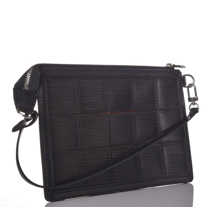 Louis Vuitton Epi Stretch Delmonico Pochette Black 3 of 7