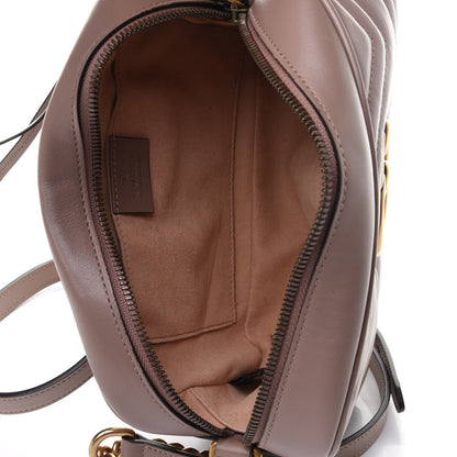 Gucci Calfskin Matelasse Small GG Marmont Chain Shoulder Bag Porcelain Rose 4 of 4