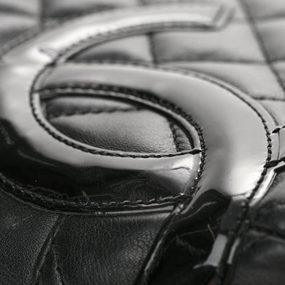 Chanel Calfskin Quilted Large Cambon Bowler Black 14 of 14