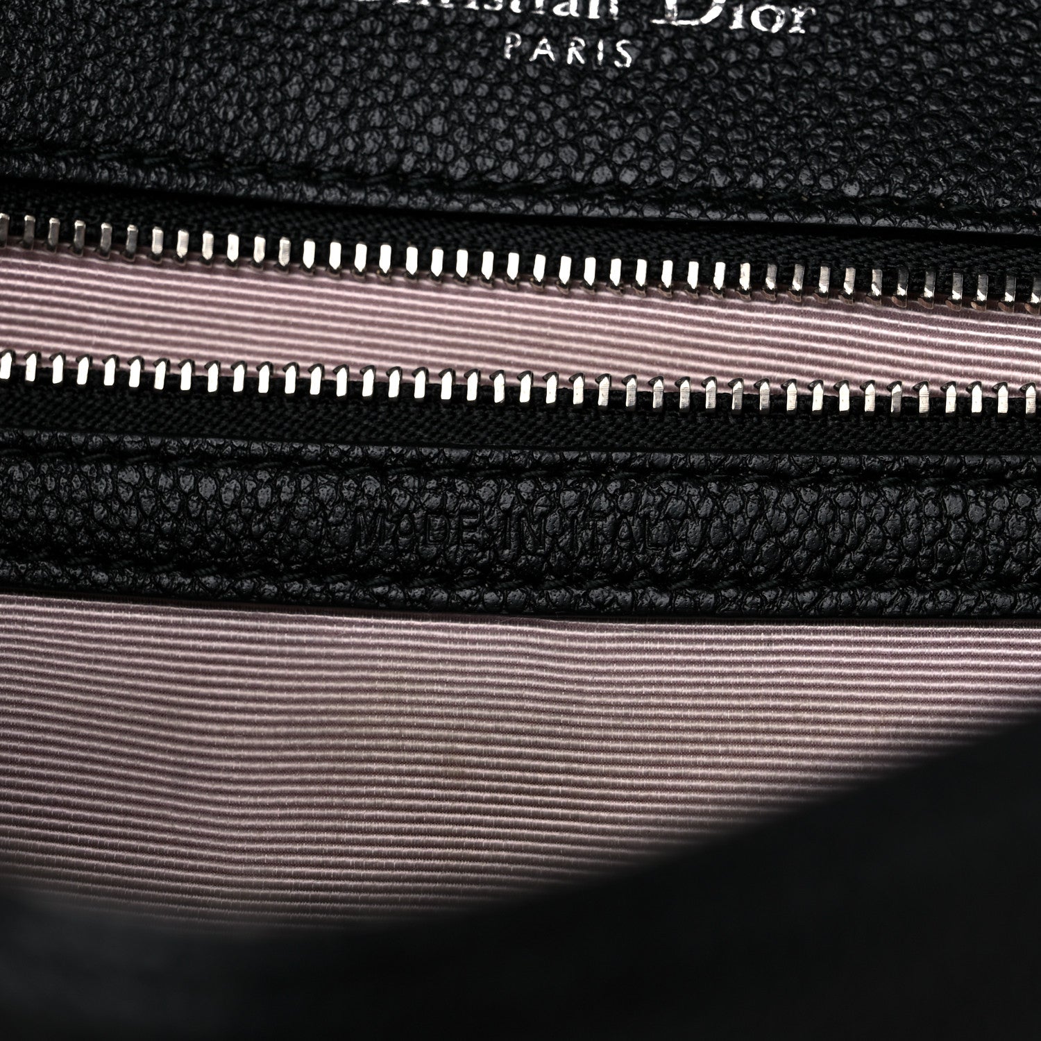 Christian Dior Grained Calfskin Small Diorama Flap Bag Black 7 of 12