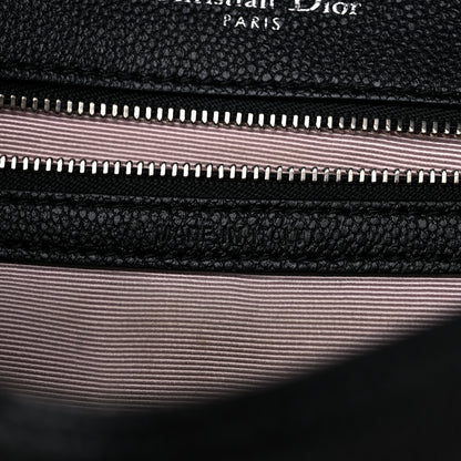 Christian Dior Grained Calfskin Small Diorama Flap Bag Black 7 of 12