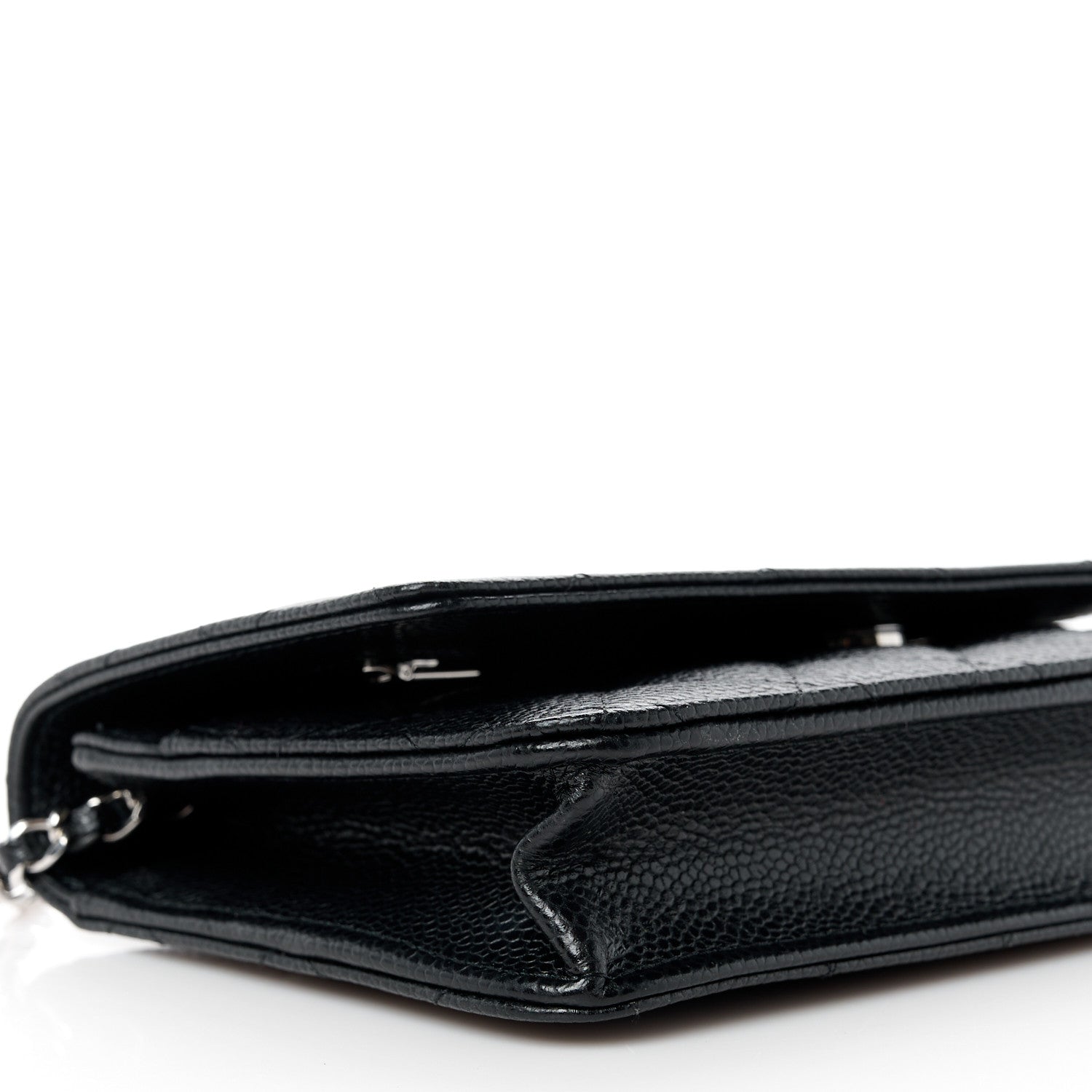 Chanel Caviar Quilted Wallet on Chain WOC Black 10 of 12