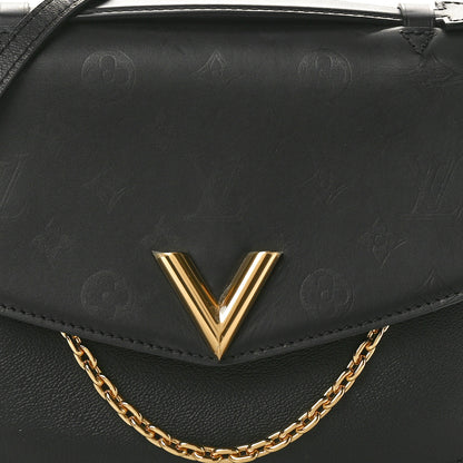 Louis Vuitton Calfskin Monogram Very Messenger Black Black 7 of 9