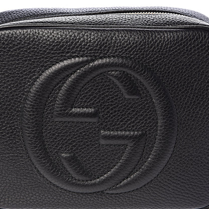 Gucci Pebbled Calfskin Small Soho Disco Bag Black 9 of 10