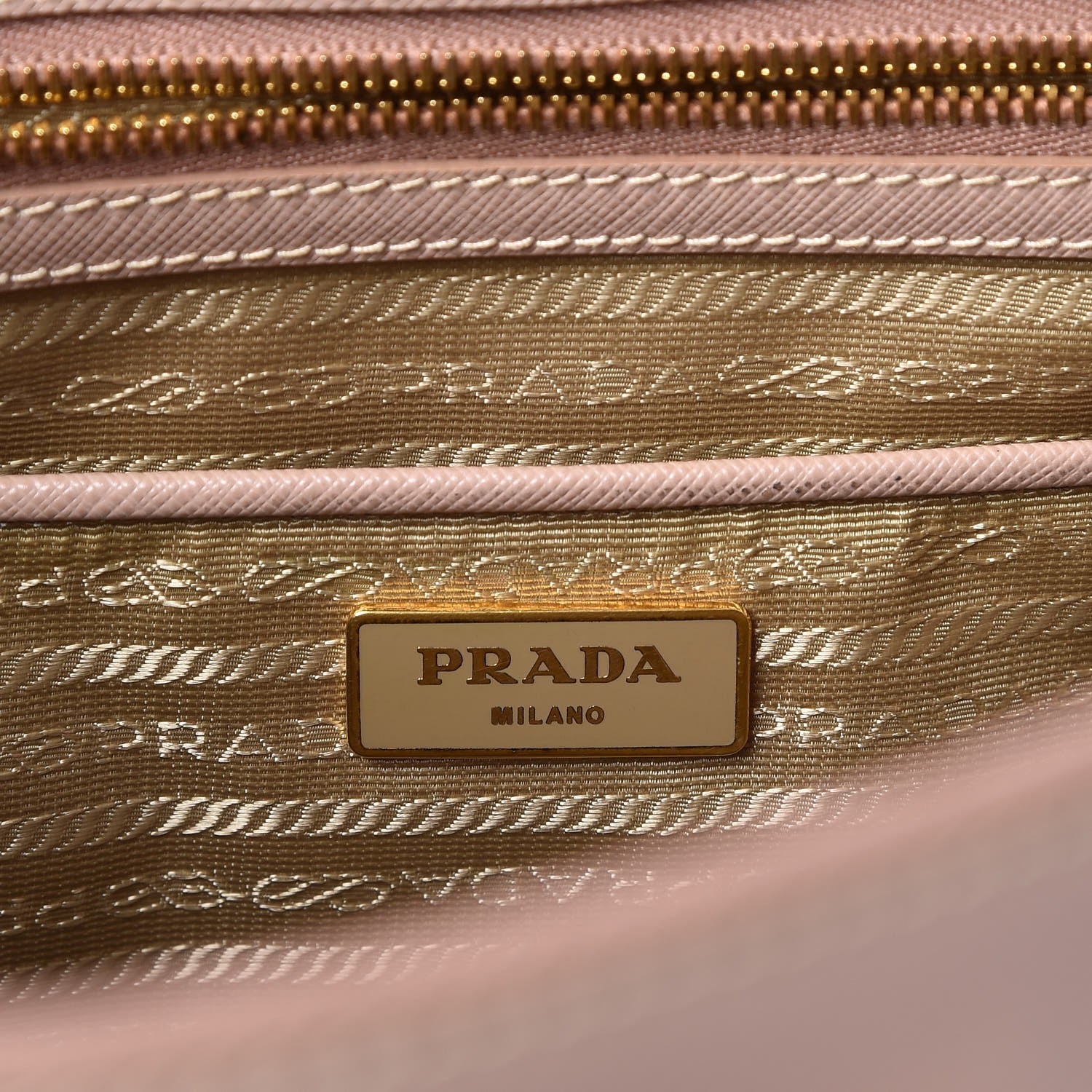 Prada Saffiano Lux Extra Large Galleria Double Zip Tote Cammeo 6 of 9