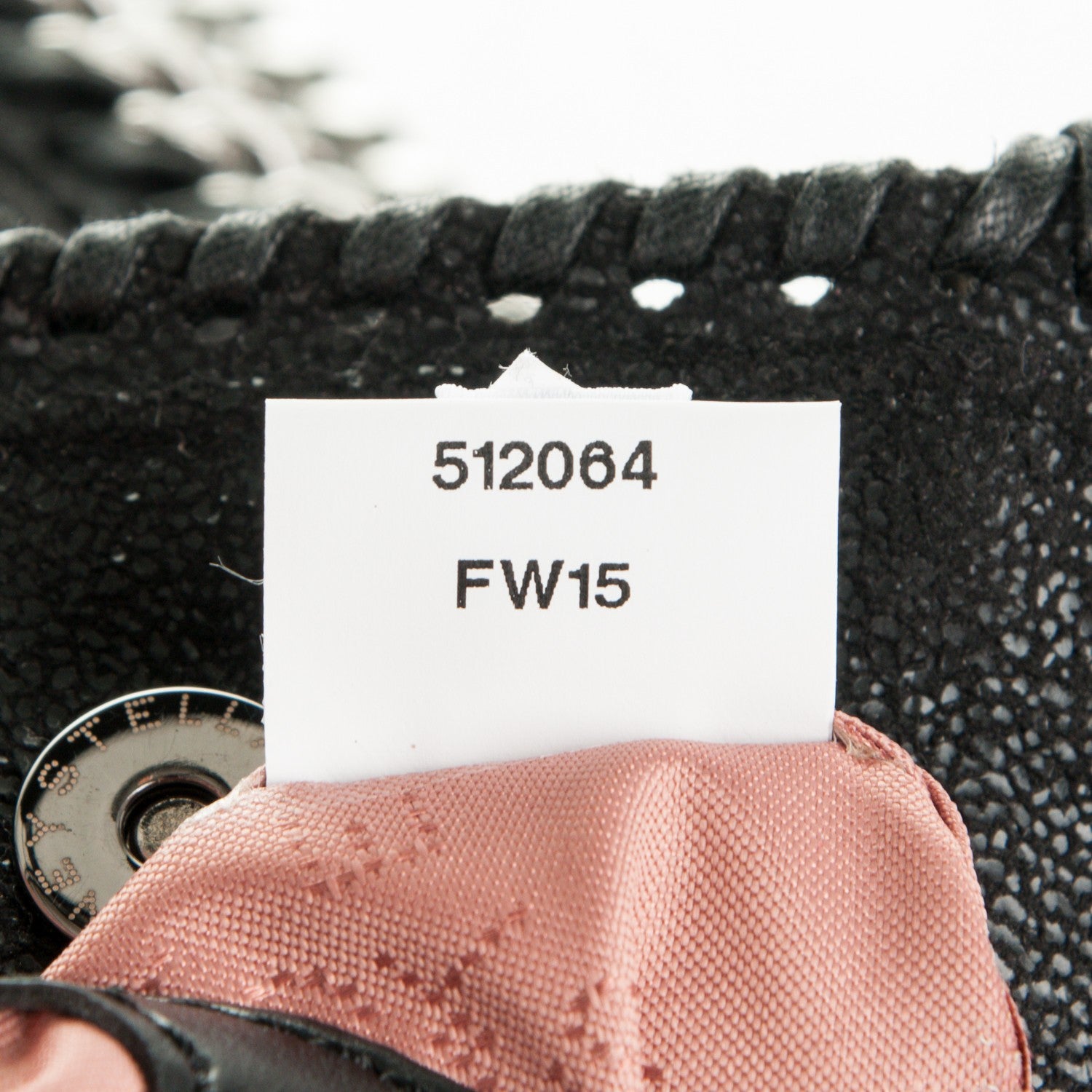 Stella McCartney Shaggy Deer Quilted Tiny Falabella Tote Black 7 of 8