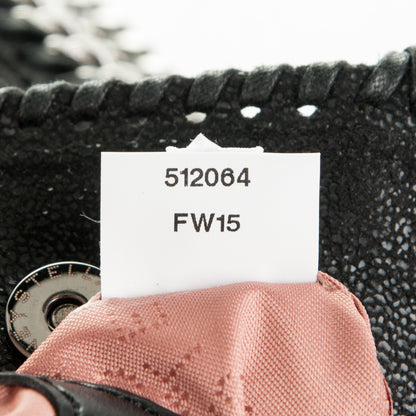 Stella McCartney Shaggy Deer Quilted Tiny Falabella Tote Black 7 of 8