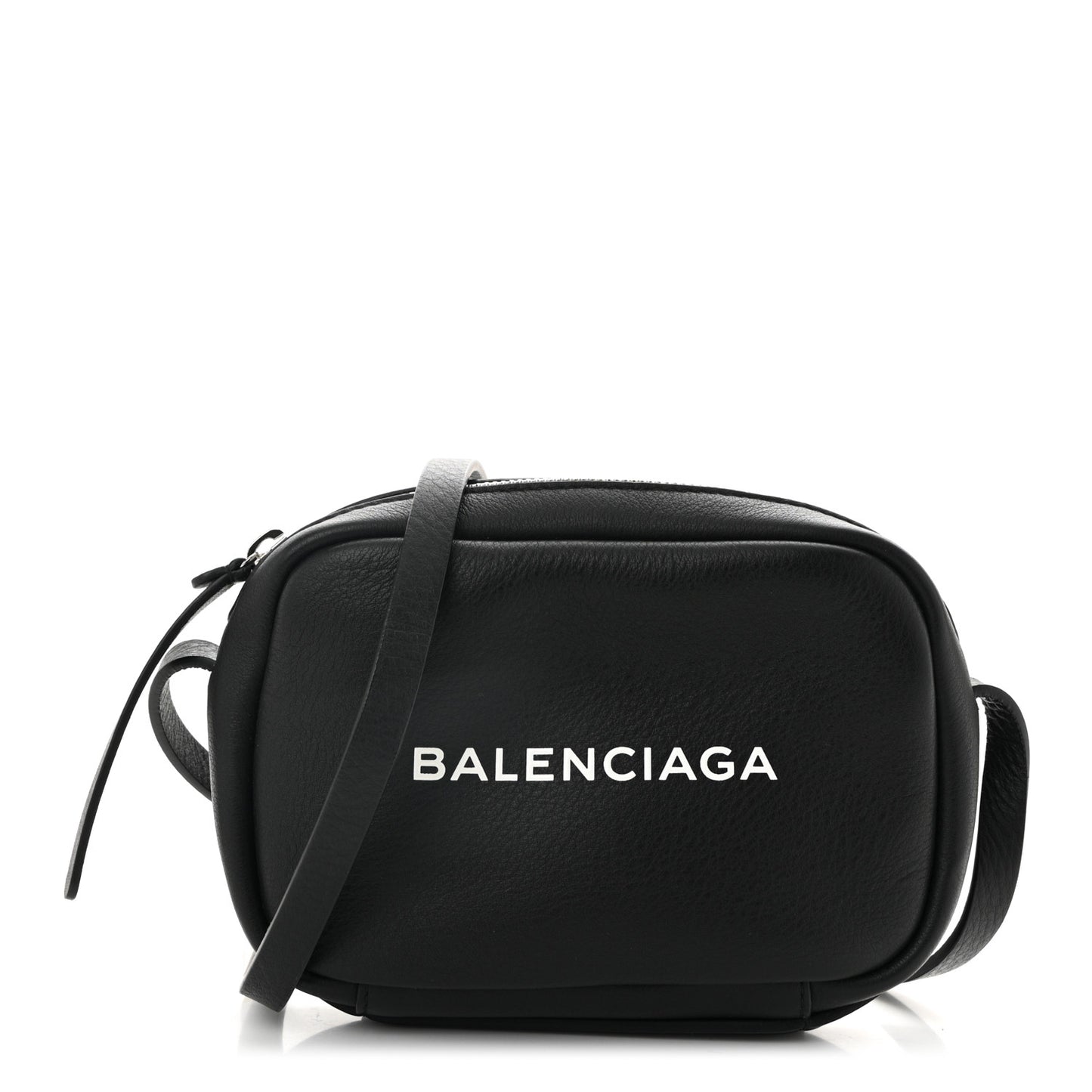 Calfskin Logo XS Everyday Camera Bag Black
