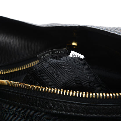 Prada Vitello Daino Tote Nero Black 7 of 7