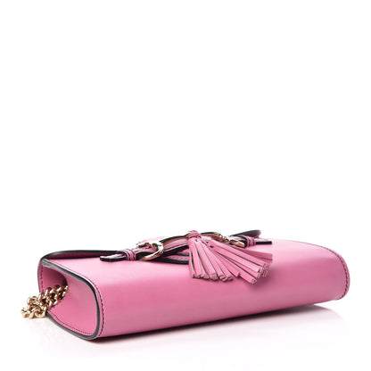 Gucci Smooth Calfskin Small Emily Chain Shoulder Bag Pink 4 of 10