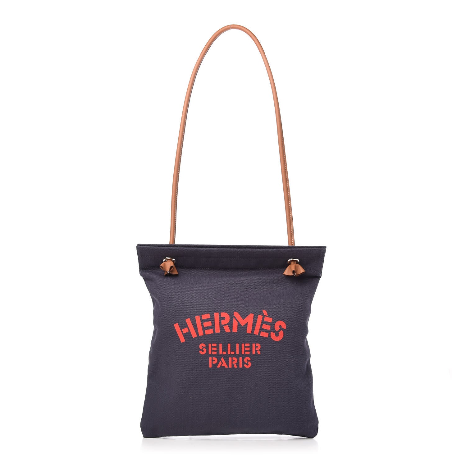 Hermes Canvas Swift Aline Grooming Bag Navy 1 of 9