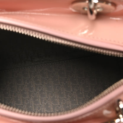Christian Dior Patent Cannage Medium Lady Dior Light Pink 5 of 9