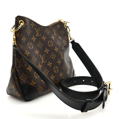 Louis Vuitton Monogram Odeon PM Black 2 of 7