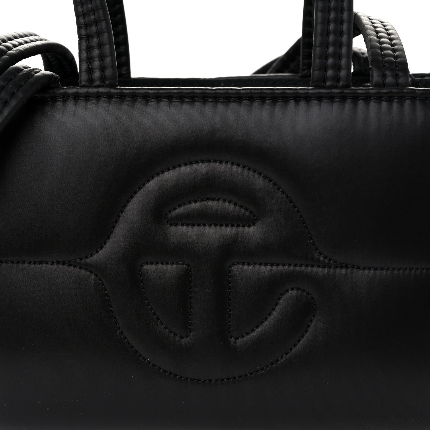 Telfar Nylon Small Puff Shopping Bag Black 8 of 10