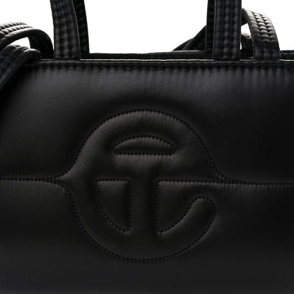 Telfar Nylon Small Puff Shopping Bag Black 8 of 10