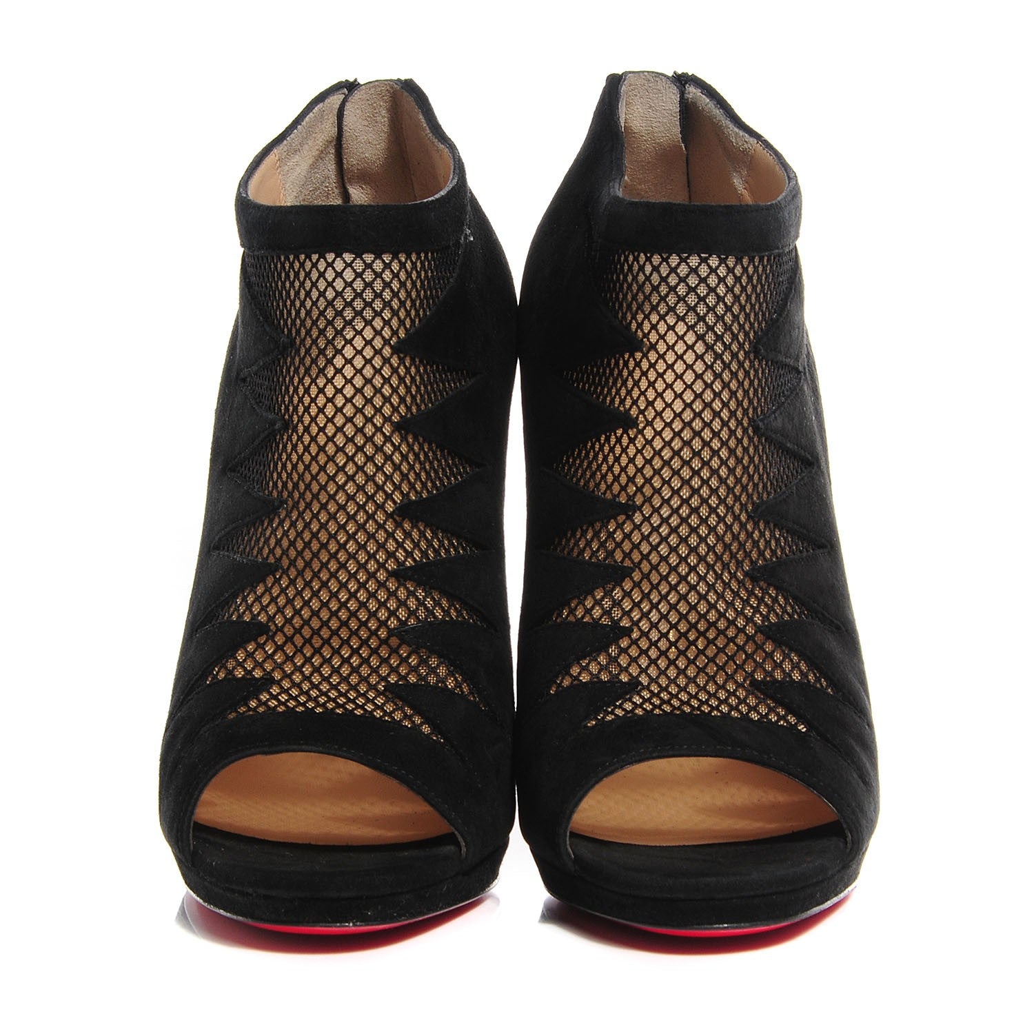 Christian Louboutin Suede Disorder 120 Booties Black 37 2 of 6