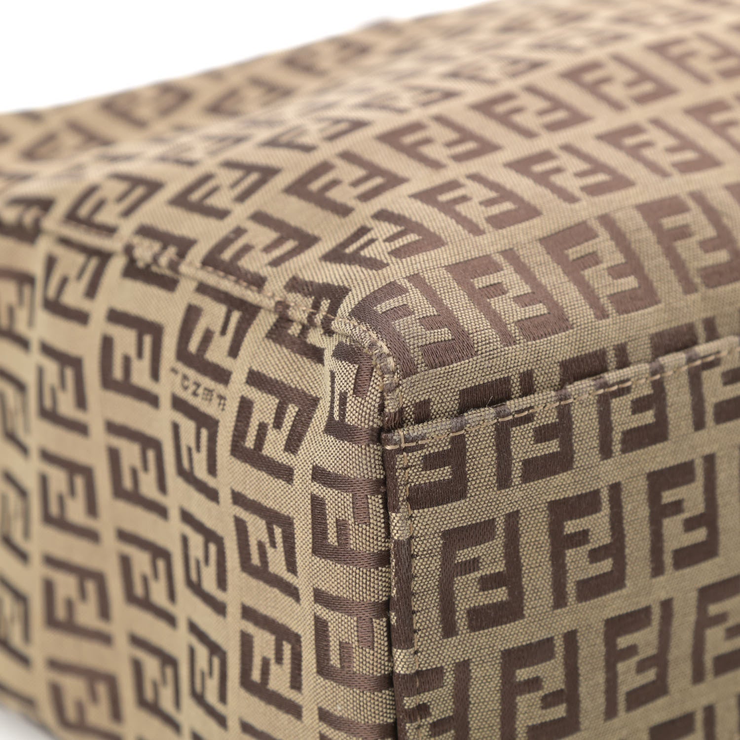 Fendi Zucchino Shopping Tote Tobacco Brown 9 of 14