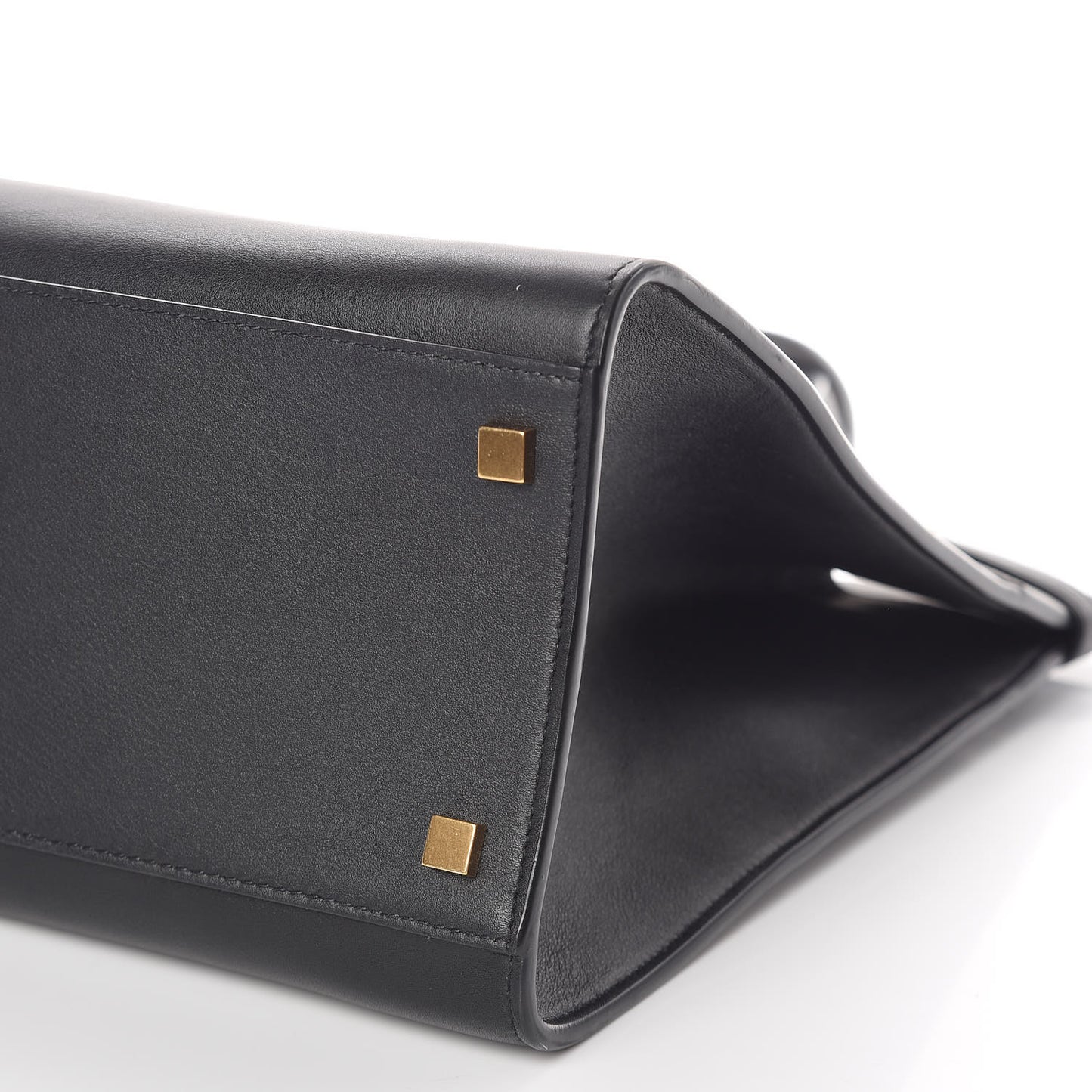 Calfskin Medium Manhattan Shopper Tote Black