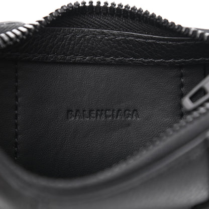 Balenciaga Calfskin Hourglass Phone Holder Bag Black 6 of 9
