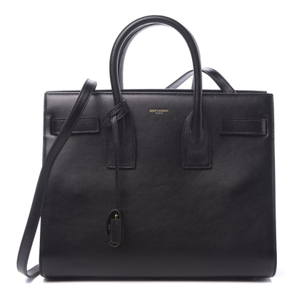 Saint Laurent Smooth Calfskin Small Sac De Jour Black 1 of 12