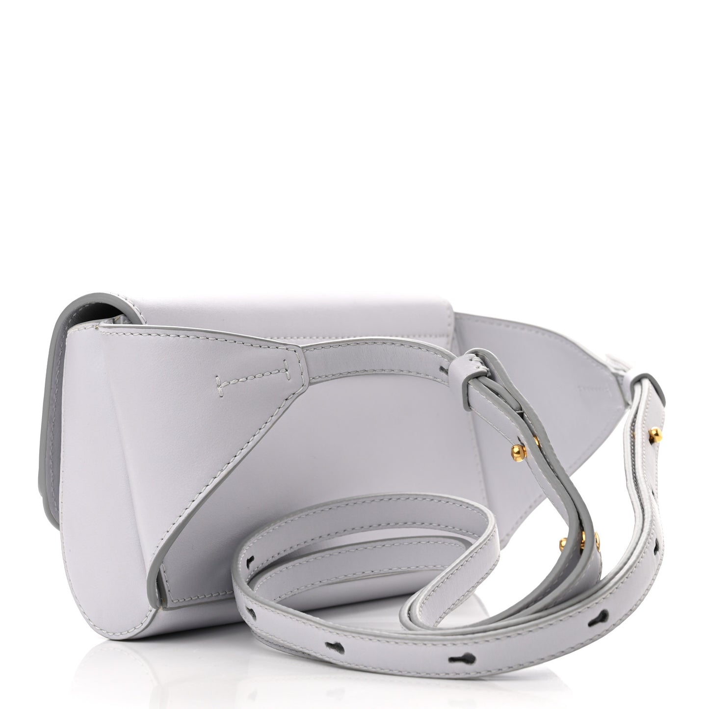 Calfskin Suede C Belt Bag Light Cloud