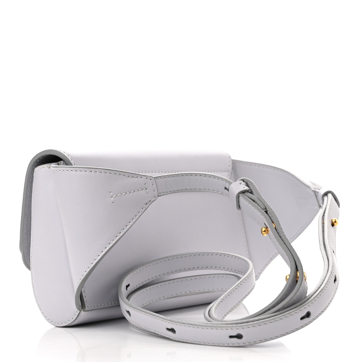 Chloe Calfskin Suede C Belt Bag Light Cloud 3 of 10