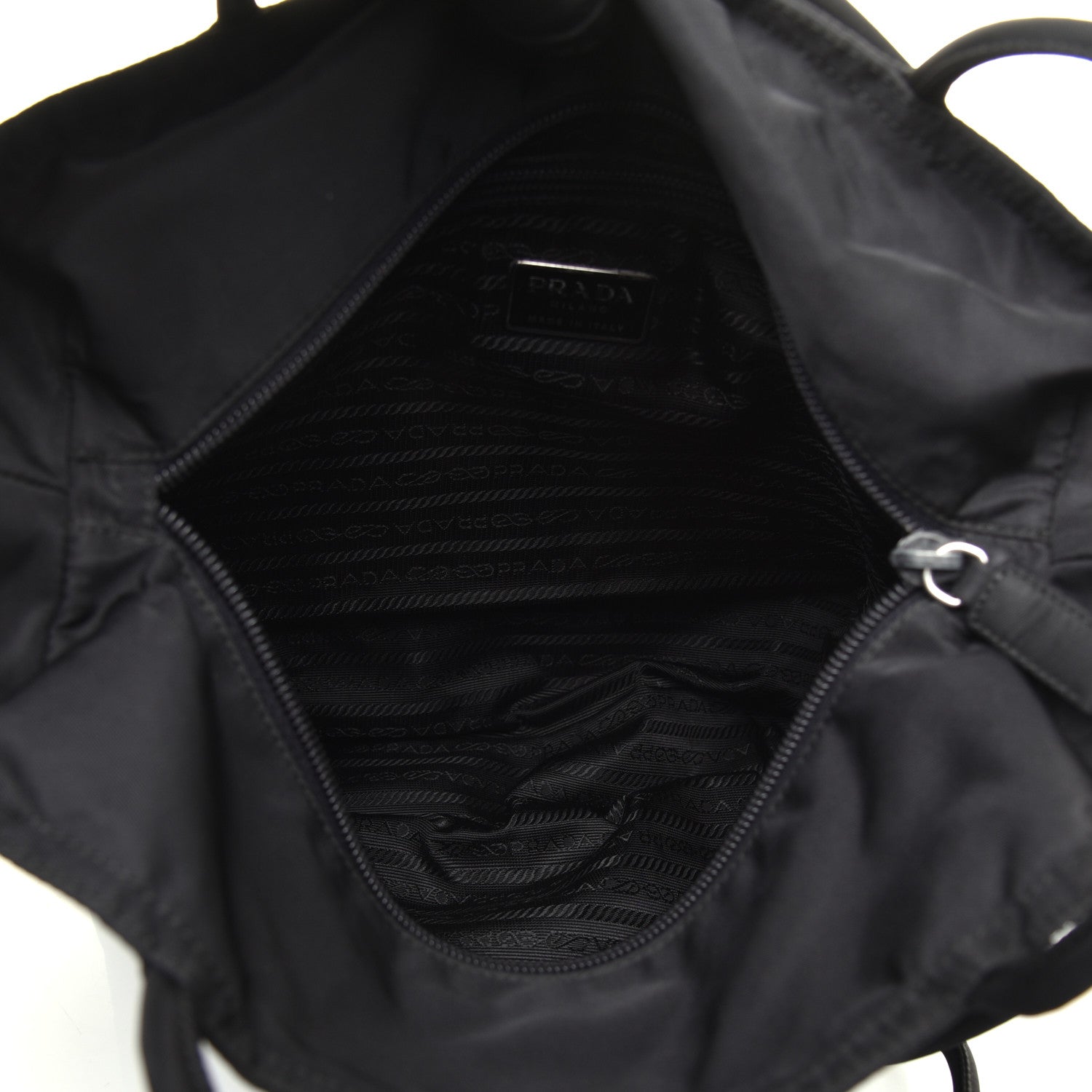 Prada Tessuto Nylon Tote Black 5 of 8