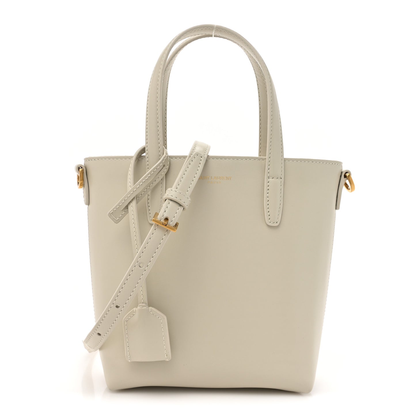 Calfskin Mini Toy Shopping Tote Crema Soft